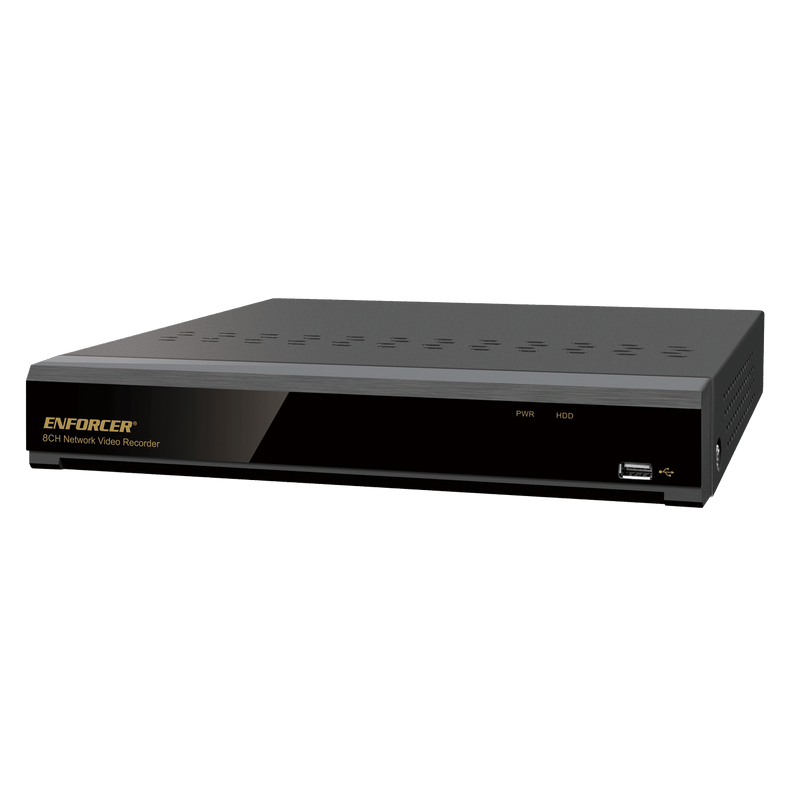 Seco-Larm DRN-K108-06 NVR and Camera Kit — 4K 8-Channel NVR + 6 IP 5MP Cameras + 2TB HDD