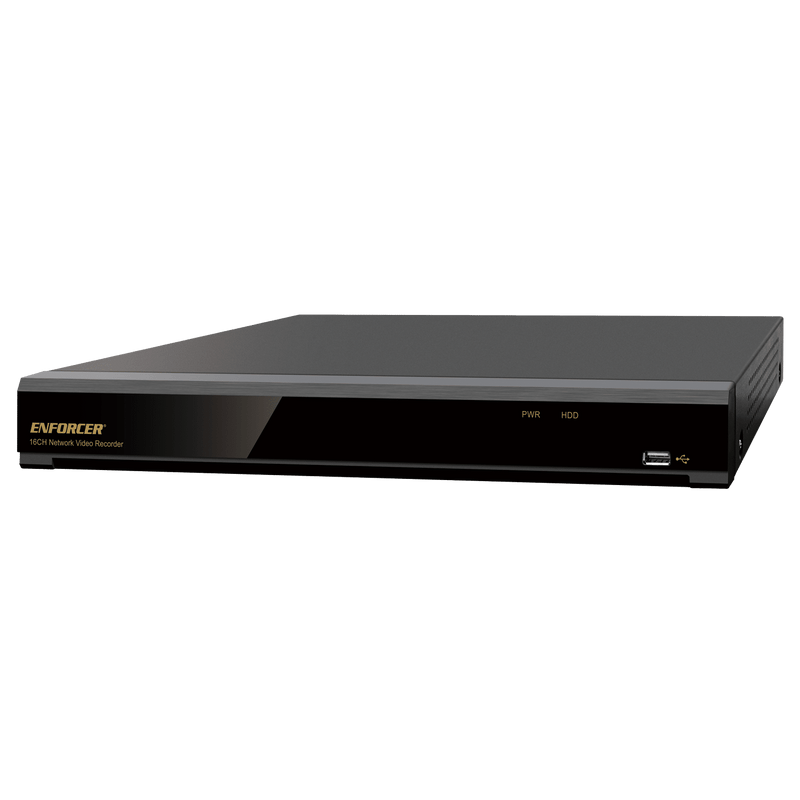 Seco-Larm DRN-116-4TB 4K Network Video Recorder – 16-Channel, 4TB HDD