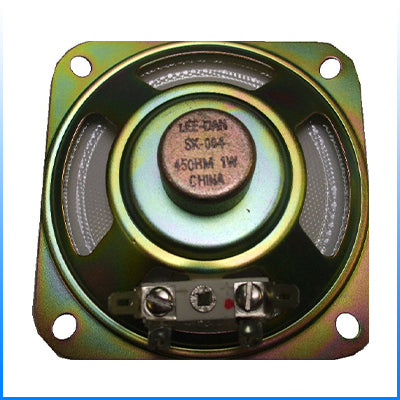 Lee Dan SK-004 45 Ohm, Mylar Cone Voice Grade Speaker 3.5" Square, 1.0 Watt