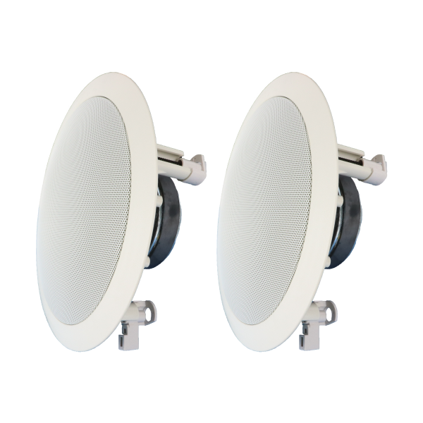 Speco SPCBC6 6.5″ Compression Molded PP Cone In-Ceiling Speaker (Pair)