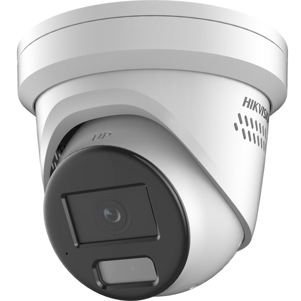 Hikvision DS-2CD2347G2-LSU/SL 4mm 4 MP ColorVu Audio Alarm & Strobe Light Fixed Turret Network Camera