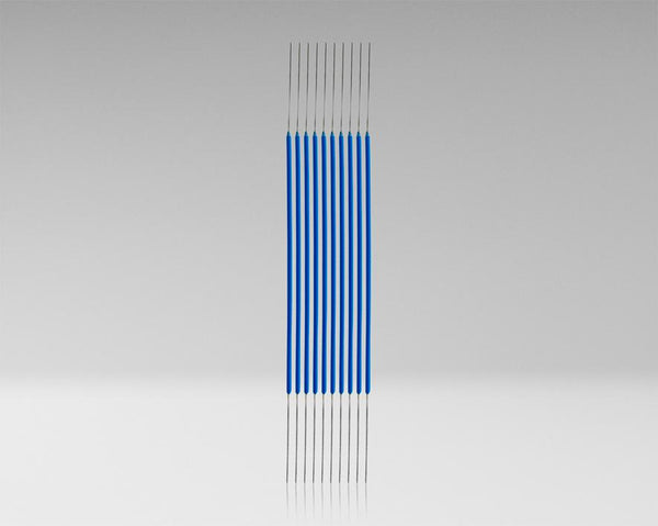 30 AWG KynarÂ® Wire Pre-Cut, Blue, 2" (Pack of 50)