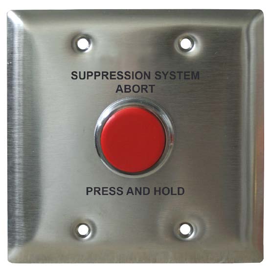 Potter Potter 3001000 Abort Switch for Releasing Panels, Red Button