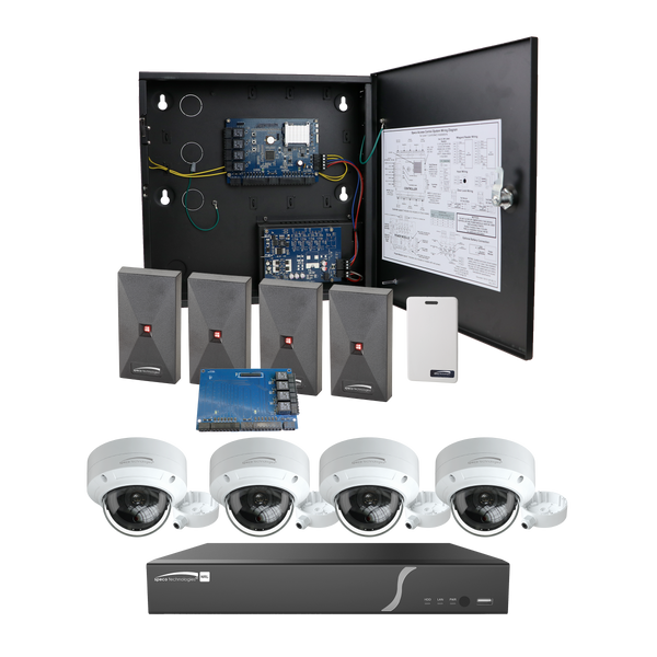 Speco ACKIT2VID 4 Door Access Control System & Video Integrated System