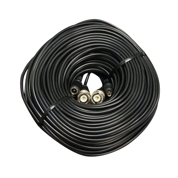 Speco CBL50BB 50′ Video/Power Extension Cable with BNC/BNC Connectors