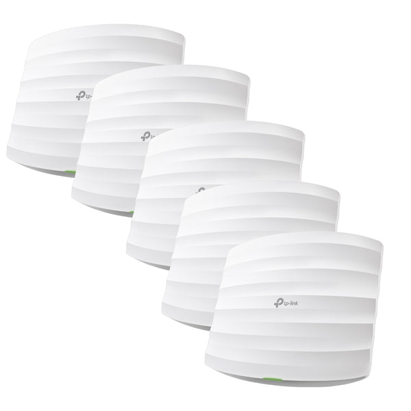 TP-Link EAP245 AC1750 Wireless Dual Band Gigabit Ceiling Mount Access Point, 5-Pack
