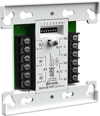 Potter PAD 100-TRTI - Two Relay Two Input Module