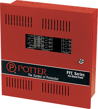 Potter PFC-5004E - Microprocessor-Based 4 Zone Expandable Fire Alarm Control Panel