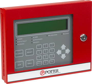 Potter RA-6500R - LCD Releasing Annunciator