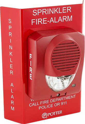 Potter SASH-24 - SASH Series - Sprinkler Alarm Horn Strobe and Sign Combination