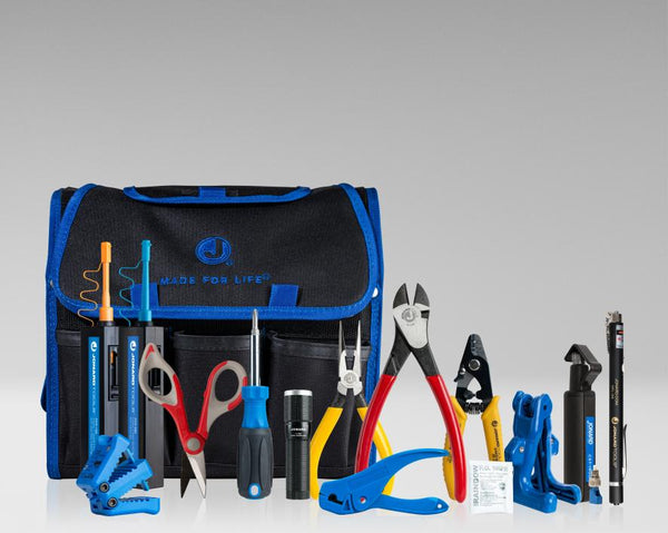 Fiber Prep Kit with Connector Cleaners, Visual Fault Locator+