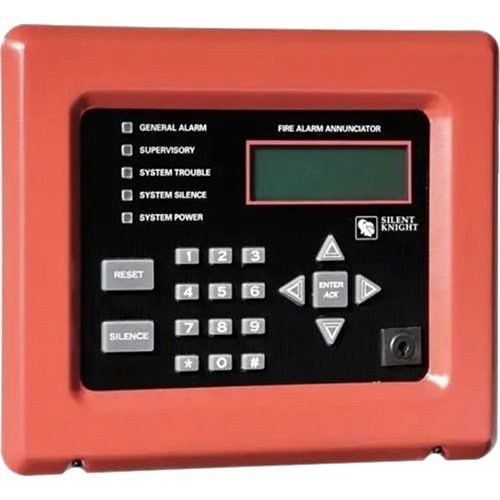 Silent Knight 5860R Remote Fire Annunciatorת Red