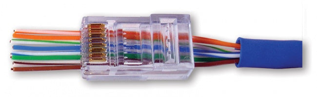 Platinum Tools 100003B EZ-RJ45® CAT5/5e Connectors, 100 Pc. Box