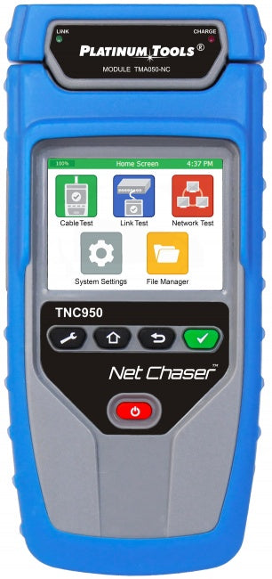 Platinum Tools TNC950AR Net Chaser™ Ethernet Speed Certifier & Network Tester