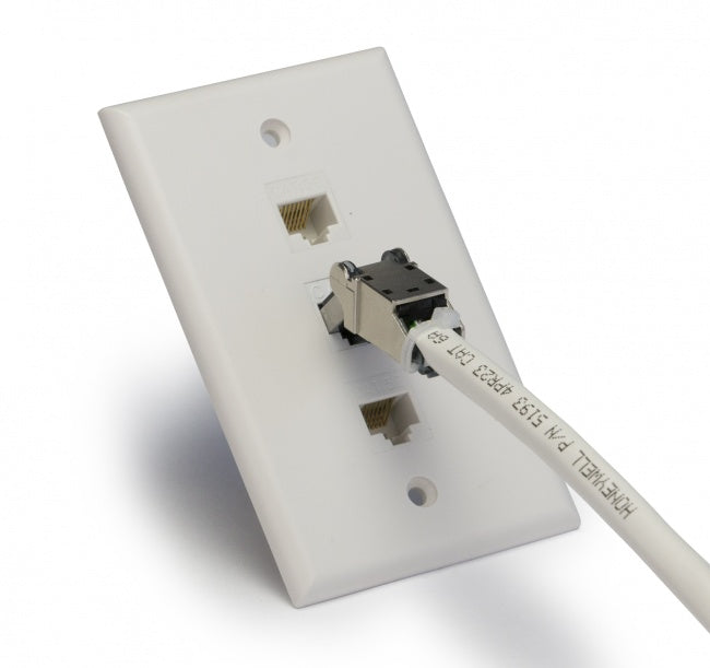 Platinum Tools 106230 Cat6A Flex Connector, Shielded, 1/Bag.