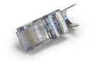 Platinum Tools 202051J ezEX™44 Shielded CAT6 Connector, External Ground, 50/Jar.