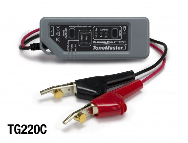 Platinum Tools TG210C ToneMaster™ High Powered Tone Generator, Alligator Clips
