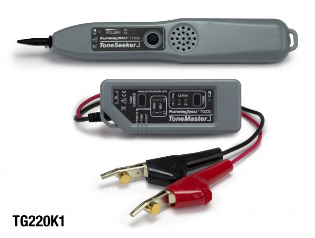 Platinum Tools TG210K1 Professional Tone and Probe Kit with Alligator Clips. Box.
