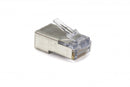 Platinum Tools 100020C EZ-RJ45 STP Cat5e/6 Connector Int. Ground. 50/Clamshell