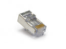 Platinum Tools 100020C EZ-RJ45 STP Cat5e/6 Connector Int. Ground. 50/Clamshell