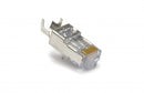 Platinum Tools 105022 EZ-RJ45 STP Cat5e/6 Connector Ext. Ground. 100/Bulk