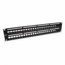 Platinum Tools 643-48U Unloaded Patch Panel, 48 Port, Unshielded