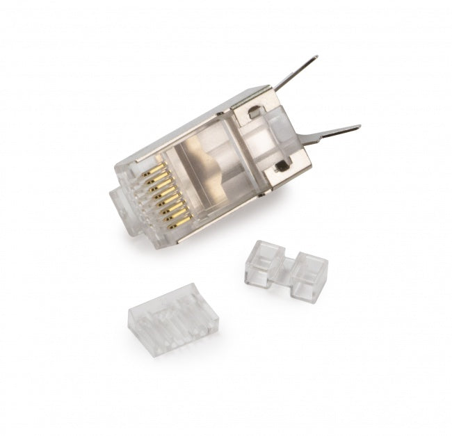 Platinum Tools 106242 RJ45 Cat6A/7 STP, Solid/Stranded, 28–26 AWG, 50/Bag.