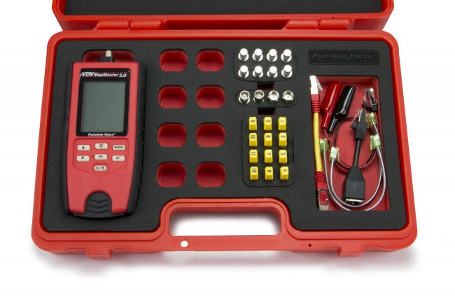 Platinum Tools T130K5 VDV MapMaster 3.0 Network & Coax Cable Tester Field Kit w/ Durable Case