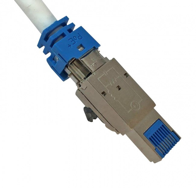 Platinum Tools 106251C PoE+ 10Gig Shielded RJ45 Field Plug. 2/Clamshell