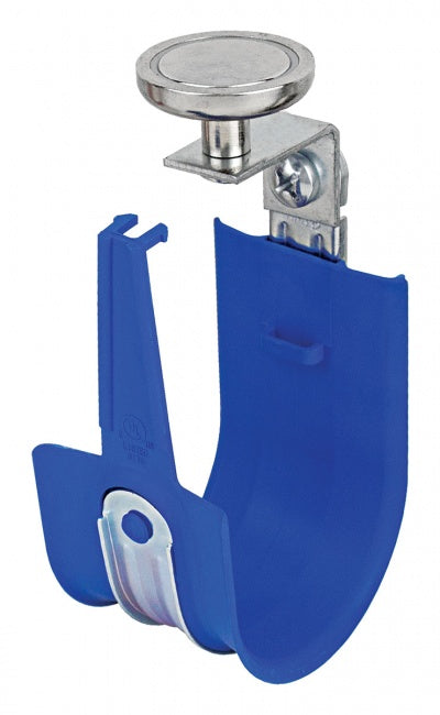 Platinum Tools HPH16MV-10BL 1" top mount magnet HPH J-hook, blue, box of 10