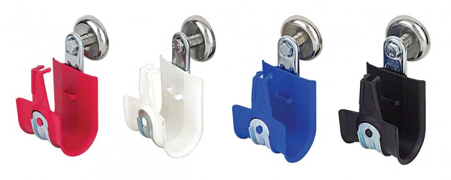Platinum Tools HPH16MH-10BL 1" side mount magnet HPH J-hook, blue, box of 10