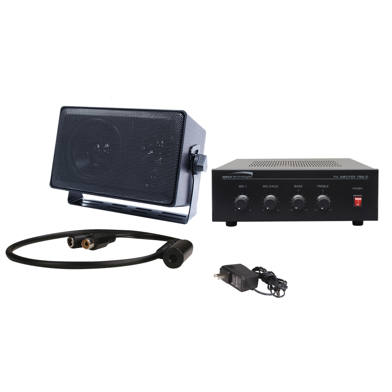 Speco 2WAK3 Two-way Audio Kit for DVR’s with PBM30 Amplifier