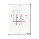 LEE DAN AP-111UW Intercom Adapter Cover Plate (8 7/8 X 6 5/8)