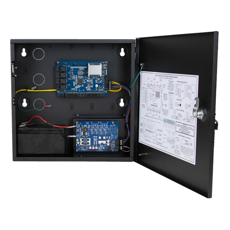 Speco A2E4P 2 Door Controller Expandable up to 4 doors, power package
