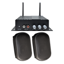 Speco AACEK1B AA1 Amp and SPCE5OB Bundle