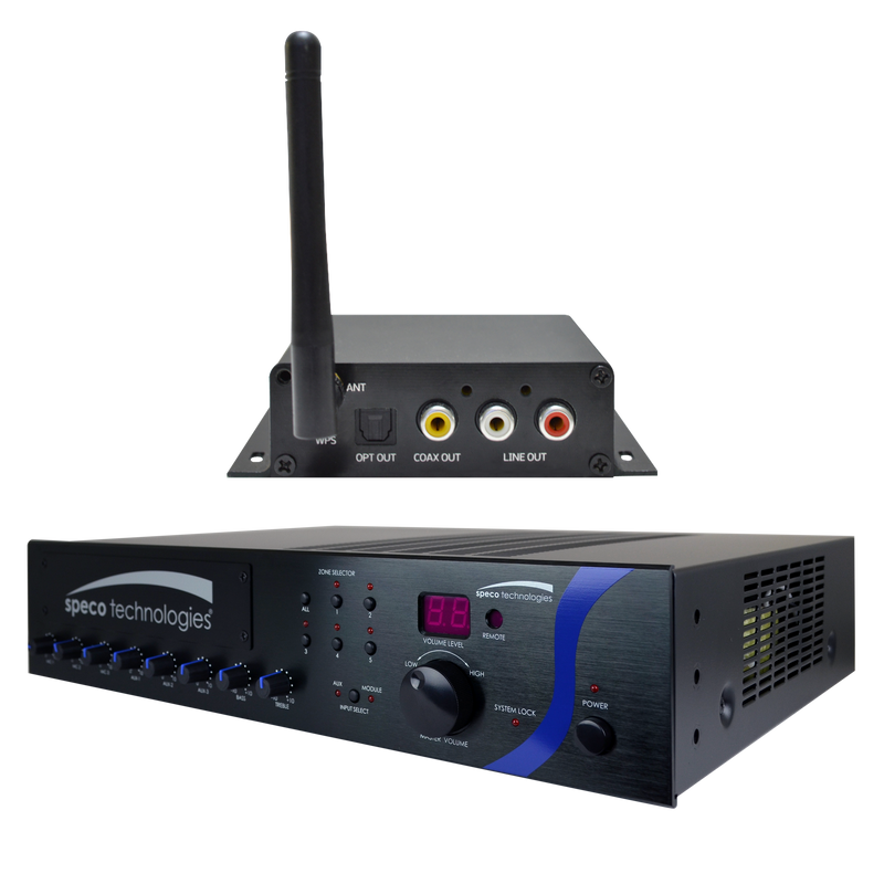 Speco ASPBMK1 AS1 Streamer and PBM120A Amplifier Bundle