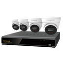 Seco-Larm DRN-K104-04 NVR and Camera Kit — 4K 4-Channel NVR + 4 IP 5MP Cameras + 2TB HDD