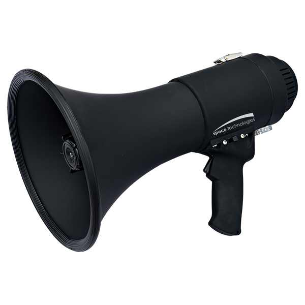 Speco ER370B 16 Watt Deluxe Megaphone with Siren- Matte Black