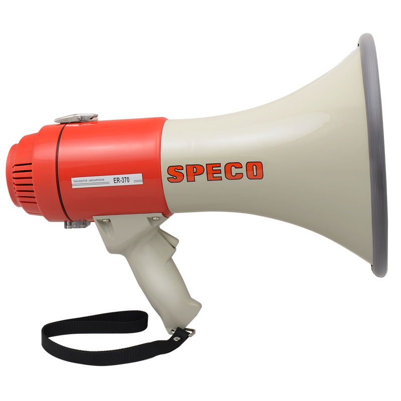 Speco ER370 16 Watt Deluxe Megaphone with Siren