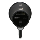 Speco ER390UMB 20 Watt Deluxe Megaphone with Siren, USB Recording & External Mic- Matte Black