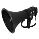 Speco ER390UMB 20 Watt Deluxe Megaphone with Siren, USB Recording & External Mic- Matte Black