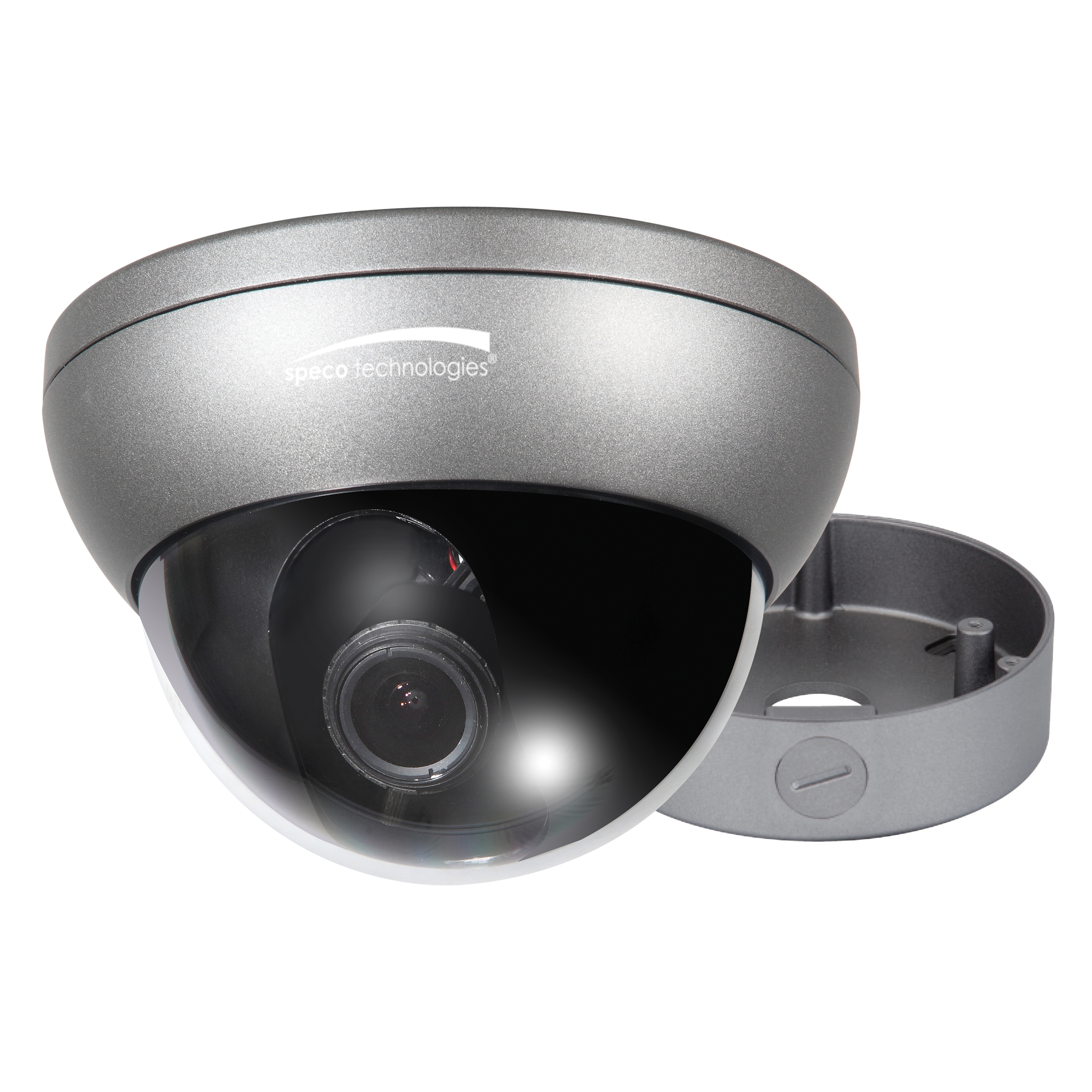 Speco HT7250T 2MP HD-TVI Intensifier® T Vandal Dome Camera, Included J ...