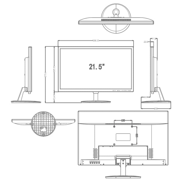 Invid IMHD-22HVBPOE 22” PoE monitor