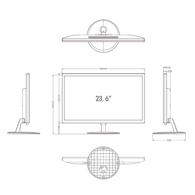 Invid IMHD-24POE 24” POE Monitor