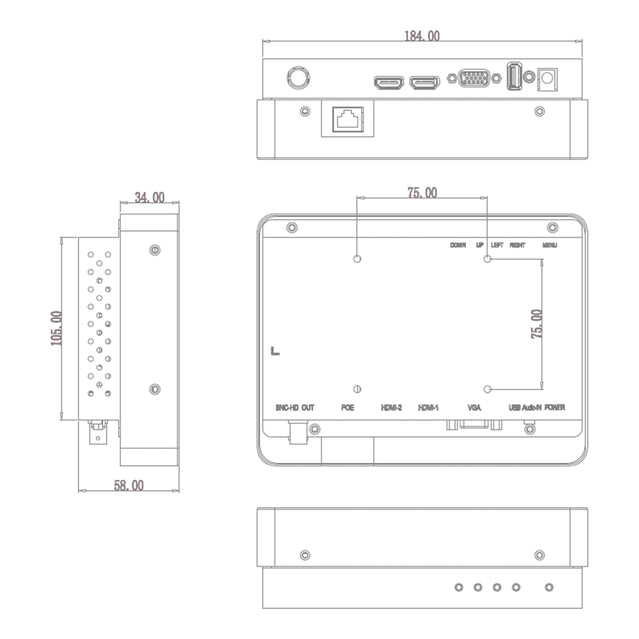 Invid IMHD-7PVM 7" PVM Monitor