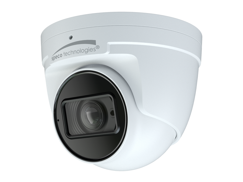 Speco O4T9M 4MP H.265 IP Turret Camera with Advanced Analytics