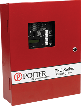 Potter PFC-4410G3 CONVENTIONAL PANEL, RED CABINET - Certified