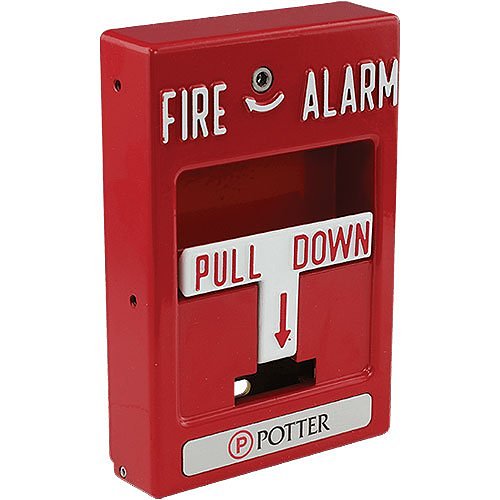 Potter P32-1T Pull Station, Single Action, Hex Reset