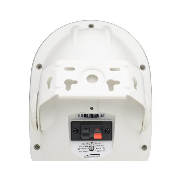 Speco SP4AWETW 4″ Outdoor Speaker with Transformer – White (each)