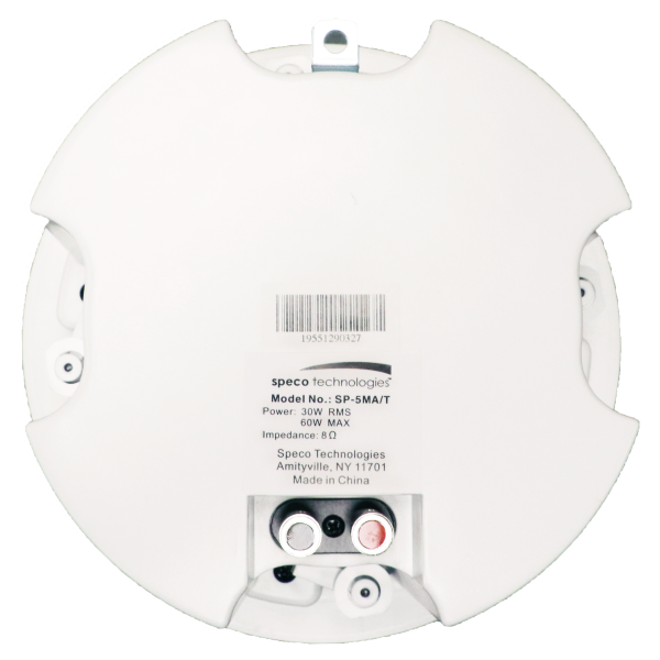 Speco SP5MAT 5.25″ 25/70V Speaker with Backbox